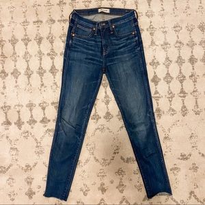 9” High Rise Madewell Skinny Jeans